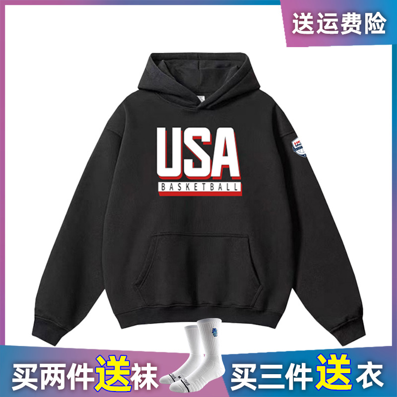 杜兰特詹姆斯库里连帽衫运动卫衣