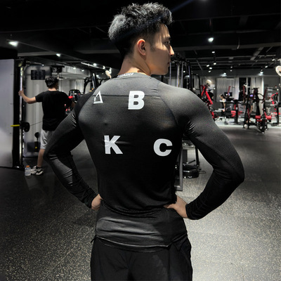 BKCXZICE秋冬美式运动长袖T恤男