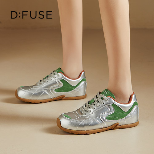 迪芙斯春季擦色德训鞋女