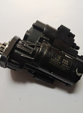 收割机玉柴4DK马达原厂件24V2孔11齿5KW产品图号DKC1W1-3708100A