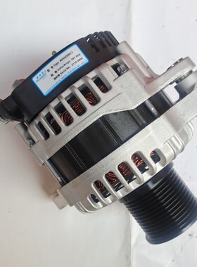 华菱汉马新款发电机AVIH2082C2原厂件28V80A12PK图号630DA3701001