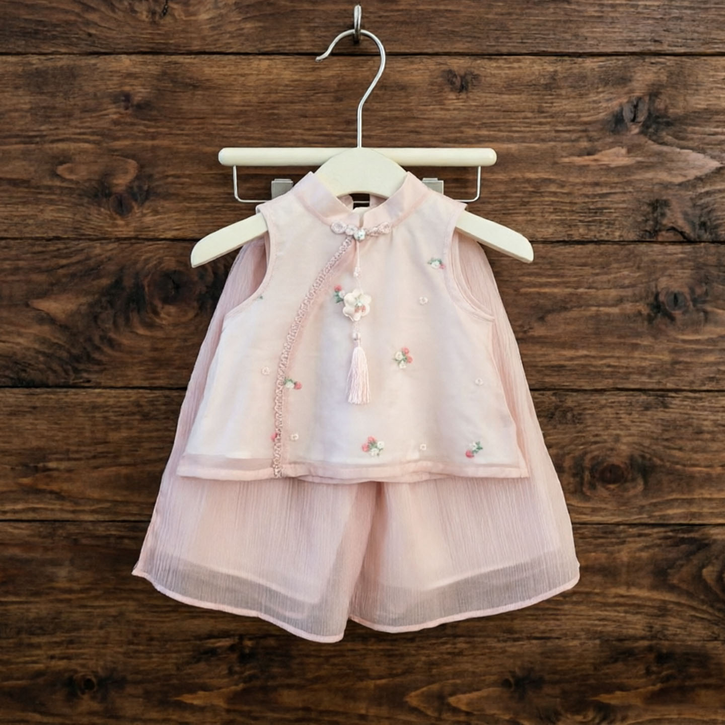 女童中式汉服套装夏季薄款