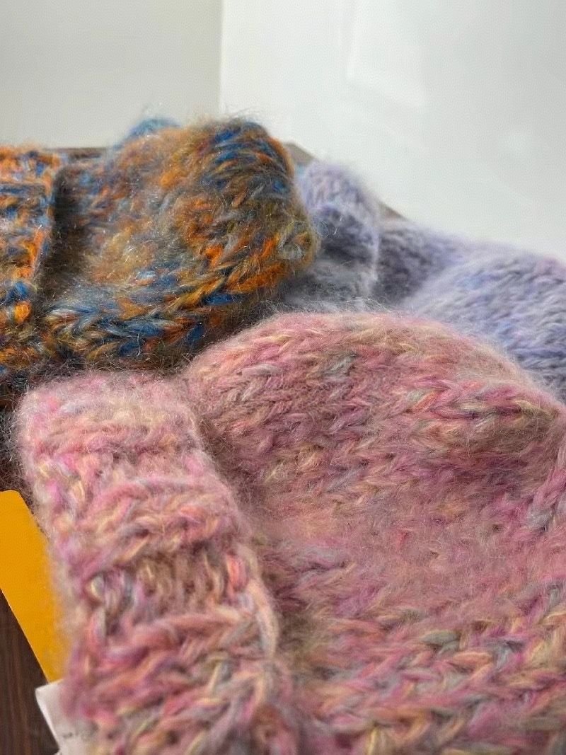 羊毛段然混色马海毛线手工编织帽子毛衣围巾线100克一团