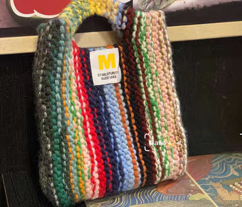 阿林handmade小众设计粗毛线编织