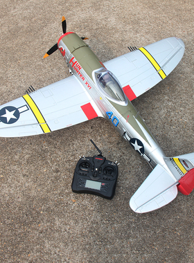 Dynam迪乐美P47D雷电1.3m二战像真航模飞机电动遥控固定翼4S动力