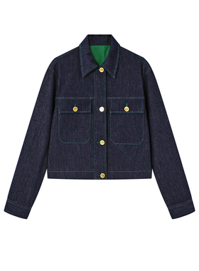 薰香2025秋冬新品时尚百搭休闲牛仔外套W10936