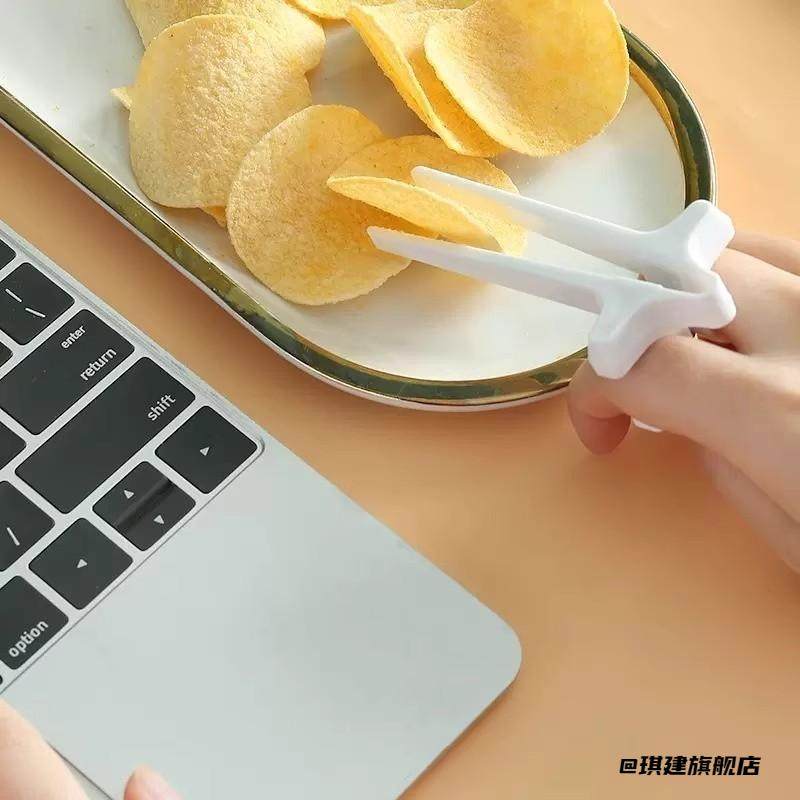 点心懒人辅助手指筷子厨房水果夹零食夹子便携式不脏手配件物品,收纳整理,包包收纳袋,淘宝优惠券,粉丝福利购,淘宝优惠卷