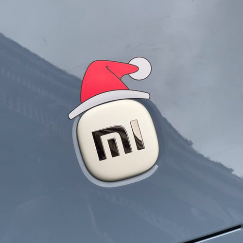 适用于小米xiaomi红帽子贴纸可爱
