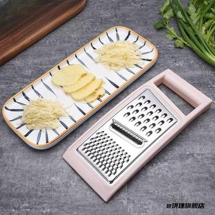 蒜泥土豆片新款三合一擦丝器不锈钢切丝器刨丝器萝卜家用多功能