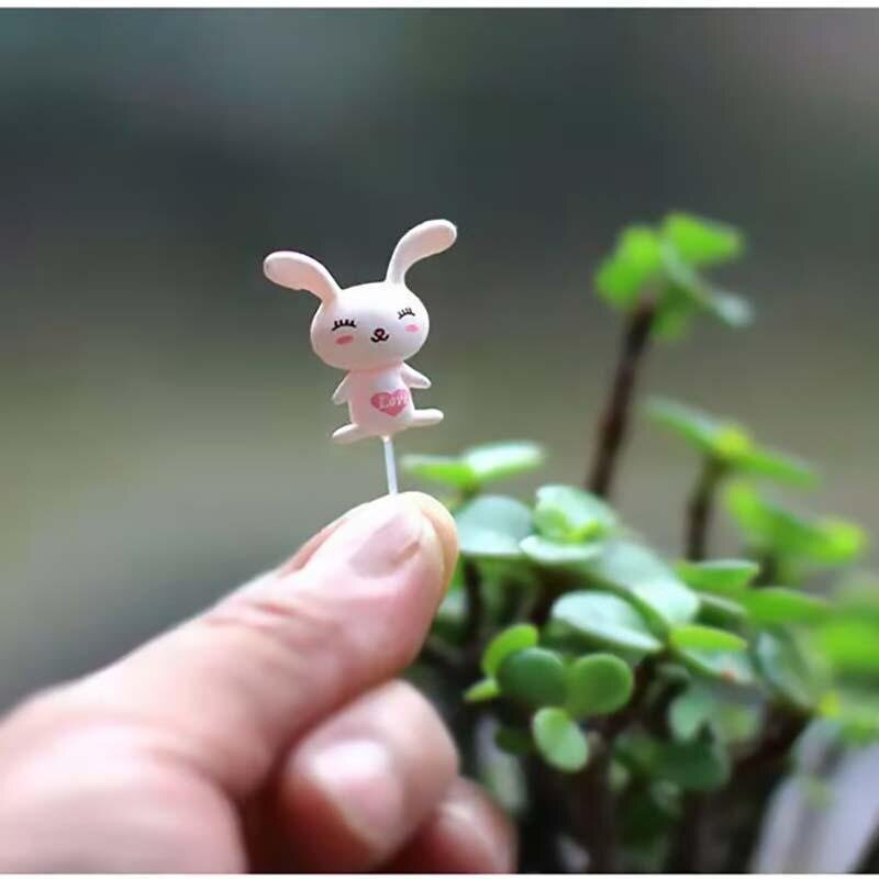 小巧多肉植物替换杆精美微景观摆件固定针植物花盆耳棍配件清透