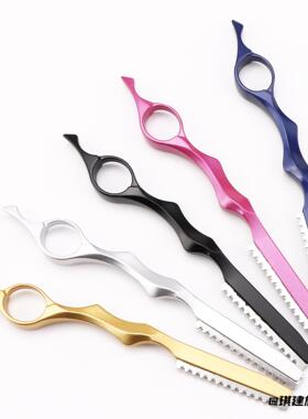 宠物理发美发打薄刀烤漆理发店多色可选美发打薄刀黑色美容美发