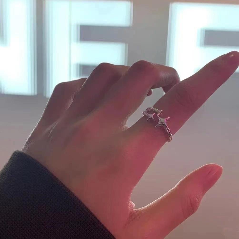 星星戒指女小众设计可调节开口芒星戒指冷淡风送女友闺蜜礼物,饰品/流行首饰/时尚饰品新,戒指/指环,淘宝优惠券,粉丝福利购,淘宝优惠卷