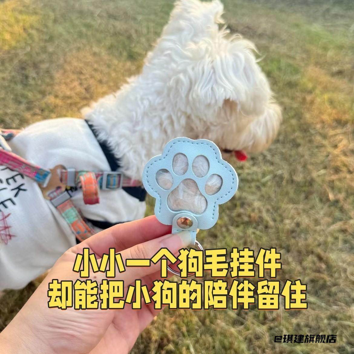 钥匙扣猫狗毛发袋创意狗爪养宠人狗毛收纳挂件可爱包包挂件钥匙扣,节庆用品/礼品,钥匙扣,淘宝优惠券,粉丝福利购,淘宝优惠卷