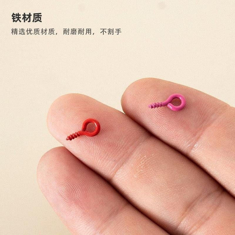 手工五金螺丝钉饰品彩色烤漆羊眼钉材料自攻钉小羊角钉配饰DIY,饰品/流行首饰/时尚饰品新,扣,淘宝优惠券,粉丝福利购,淘宝优惠卷