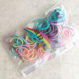 强拉不断皮筋精品皮圈卡通一次性加粗橡胶小发圈扎头绳多用途宝宝