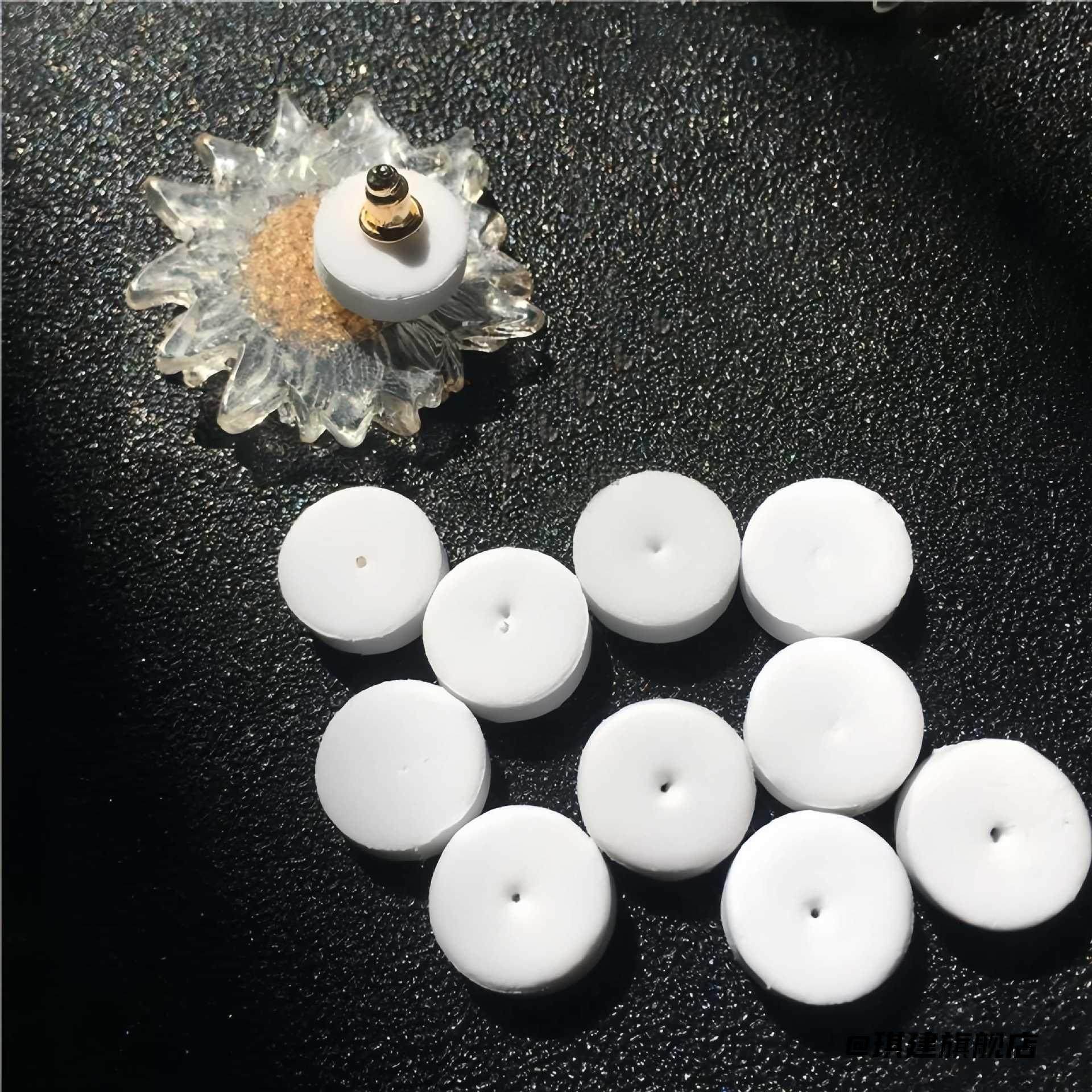 耳环耳塞包装泡沫耳夹耳圈头饰耳钉DIY泡沫垫海绵垫减震白色,居家布艺,珠子/钻饰/花朵等配饰,淘宝优惠券,粉丝福利购,淘宝优惠卷