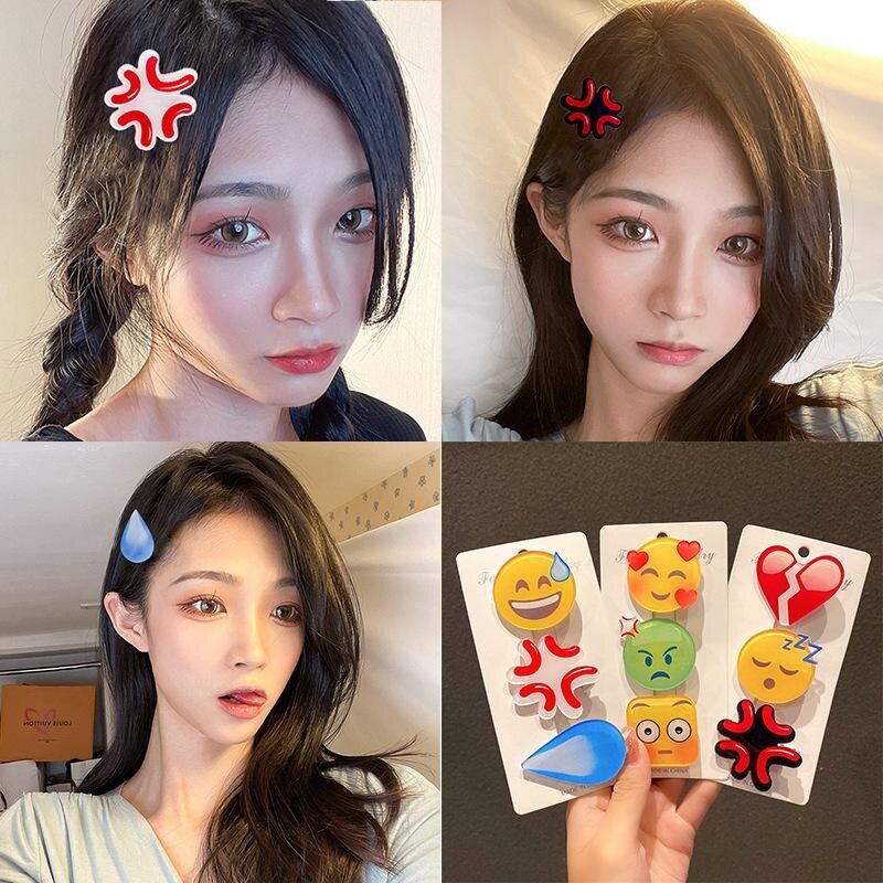 发夹头饰侧边小黄豆创意大人搞怪图片