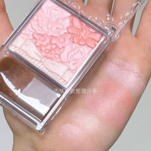 CANMAKE砍妹花瓣腮红 腮红膏cl01带刷子 保税直发日本本土版 现货