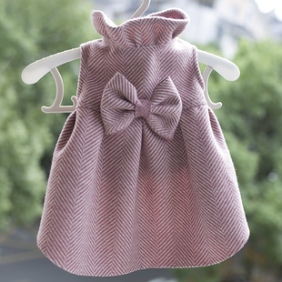 狗狗秋冬衣服宠物法斗泰迪比熊约克夏幼中小型犬狗狗衣服连身裙子