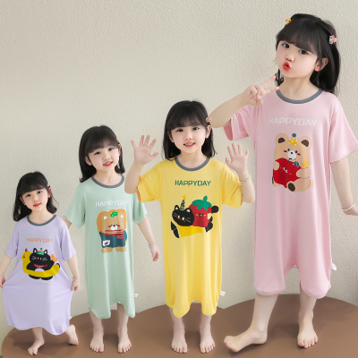 儿童夏季空调睡衣睡裙