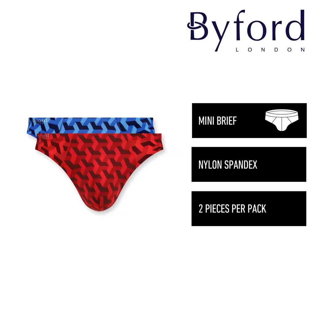 Byford百富冰丝抗菌男三角裤