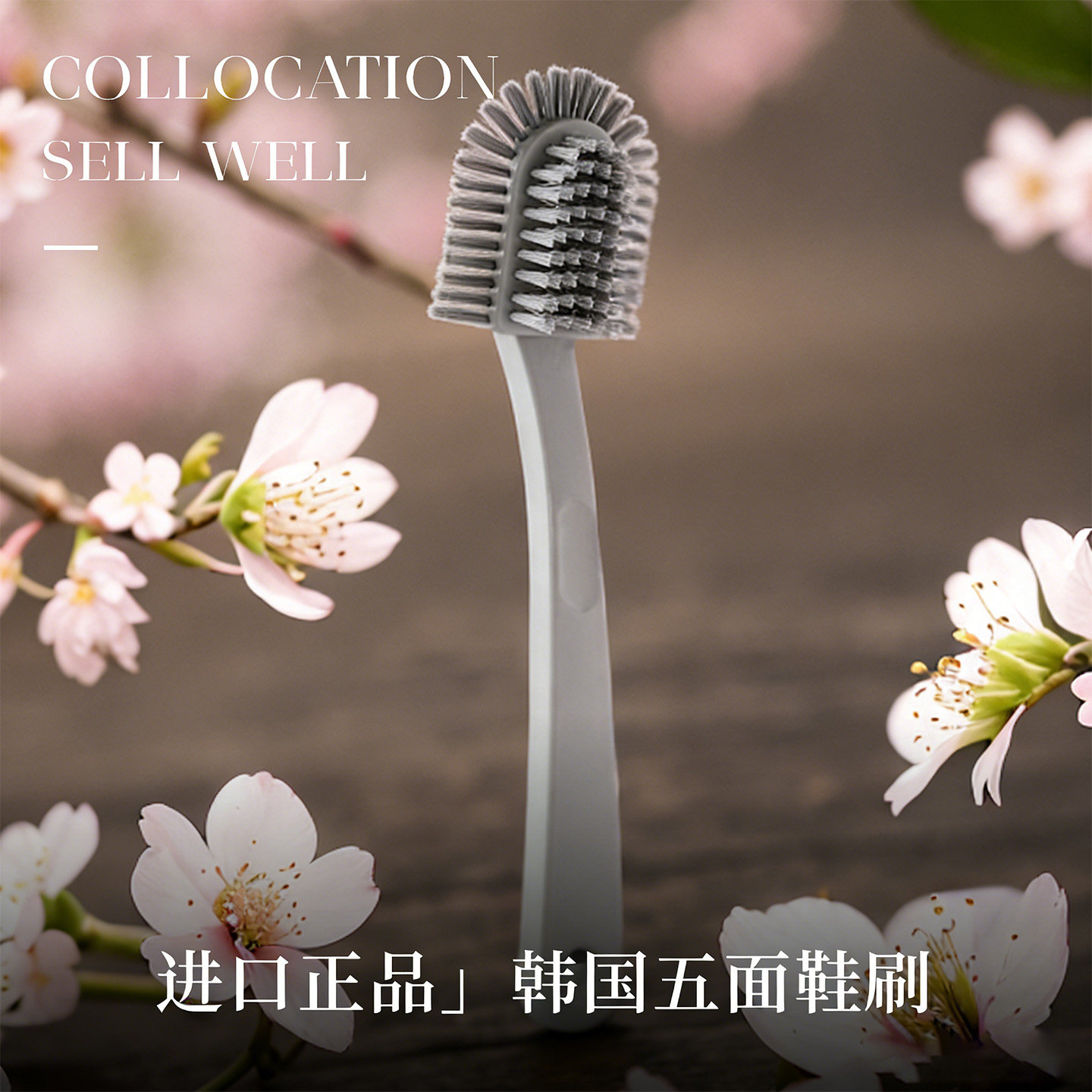 裂墙推！进口高品质专业五面鞋刷图片