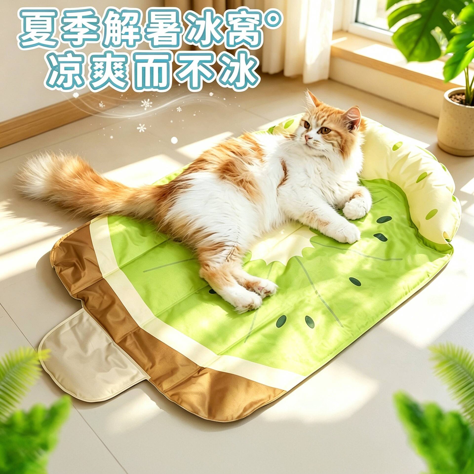 宠物冰垫夏季凝胶冰窝猫咪靠枕