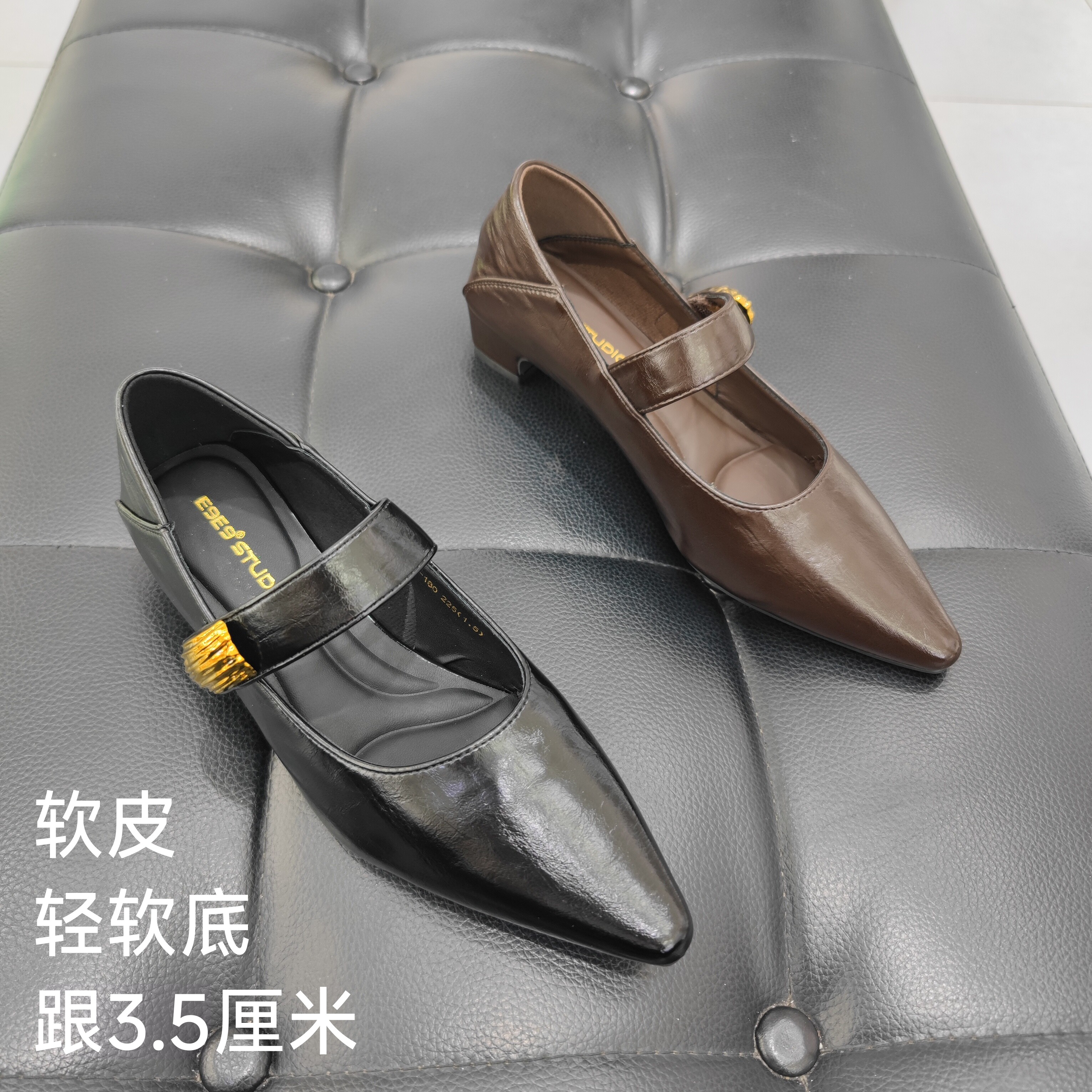 88软皮软底玛丽珍鞋女2026浅口单鞋
