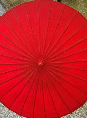 红色新款油纸伞非遗工艺古代雨伞江南防雨耐用实用古装摄影舞蹈伞