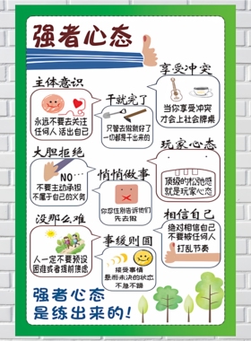 强者心态正能量励志学习上进文字
