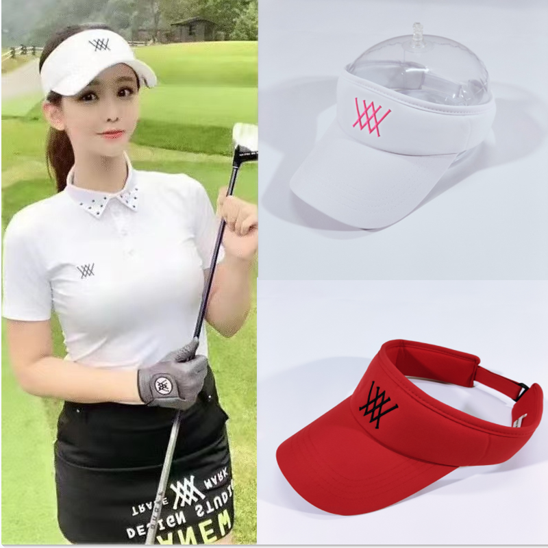高尔夫帽子 球帽golf女士空顶帽 韩版遮阳帽无顶帽防晒帽