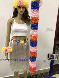 舞台舞蹈花环条花绳跳绳运动会道具开幕式幼儿园学生松紧弹力皮筋