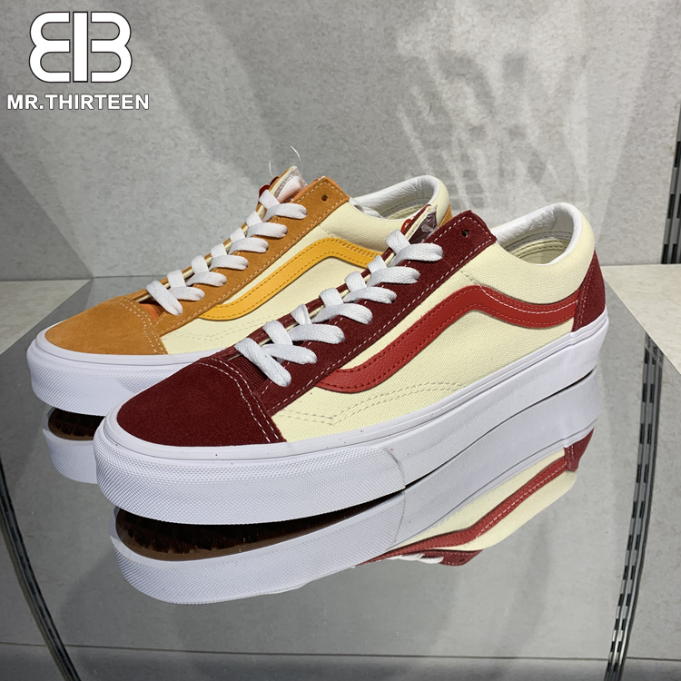 Vans橘子汽水STYLE 36女鞋白黄夏季新款低帮男鞋VN0A3DZ3VXY/(非品牌)
