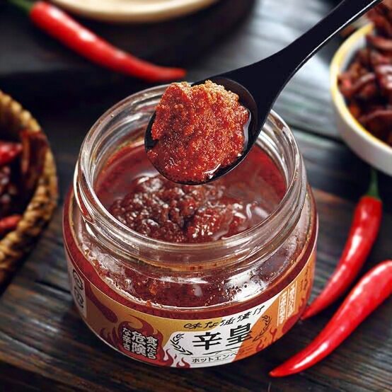 【在途包邮】代购日本福冈味の明太子辛皇明太子鱼籽辣酱拌饭酱