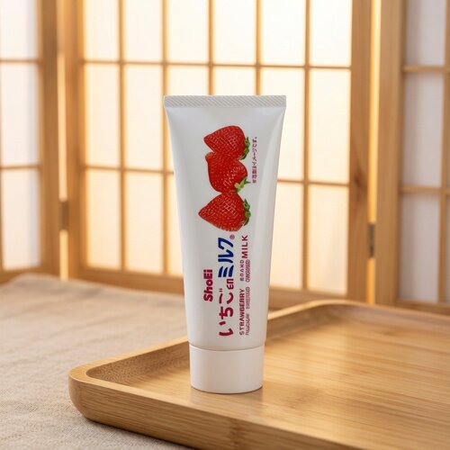 日本代购博多站人气超市草莓奶精炼乳草莓味烘焙原料DIY甜品制作