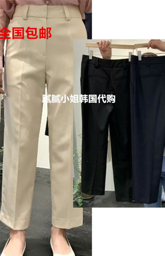 韩国东大门代购 legacy bone 春新款 敲好版型 显瘦西裤