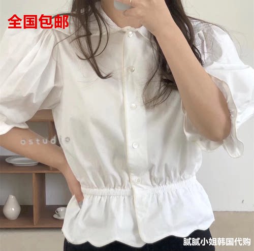 gabrielle 韩国东大门代购春新设计感衬衫