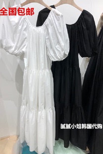 韩国东大门 Statement专柜品质 黑色连衣裙 2026新款夏装