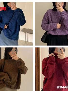 2025秋冬韩国东大门lake sidee百搭洋气毛衣102703