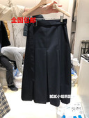 25新韩国东大门代购 gabrielle束带开叉减龄半身裙