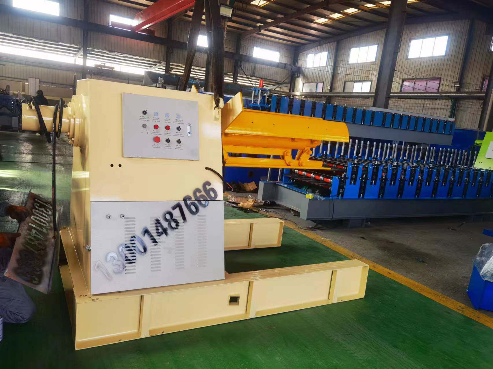 液压开卷机钢卷放料机5吨液压小车开卷机10吨开卷机纵剪流水线