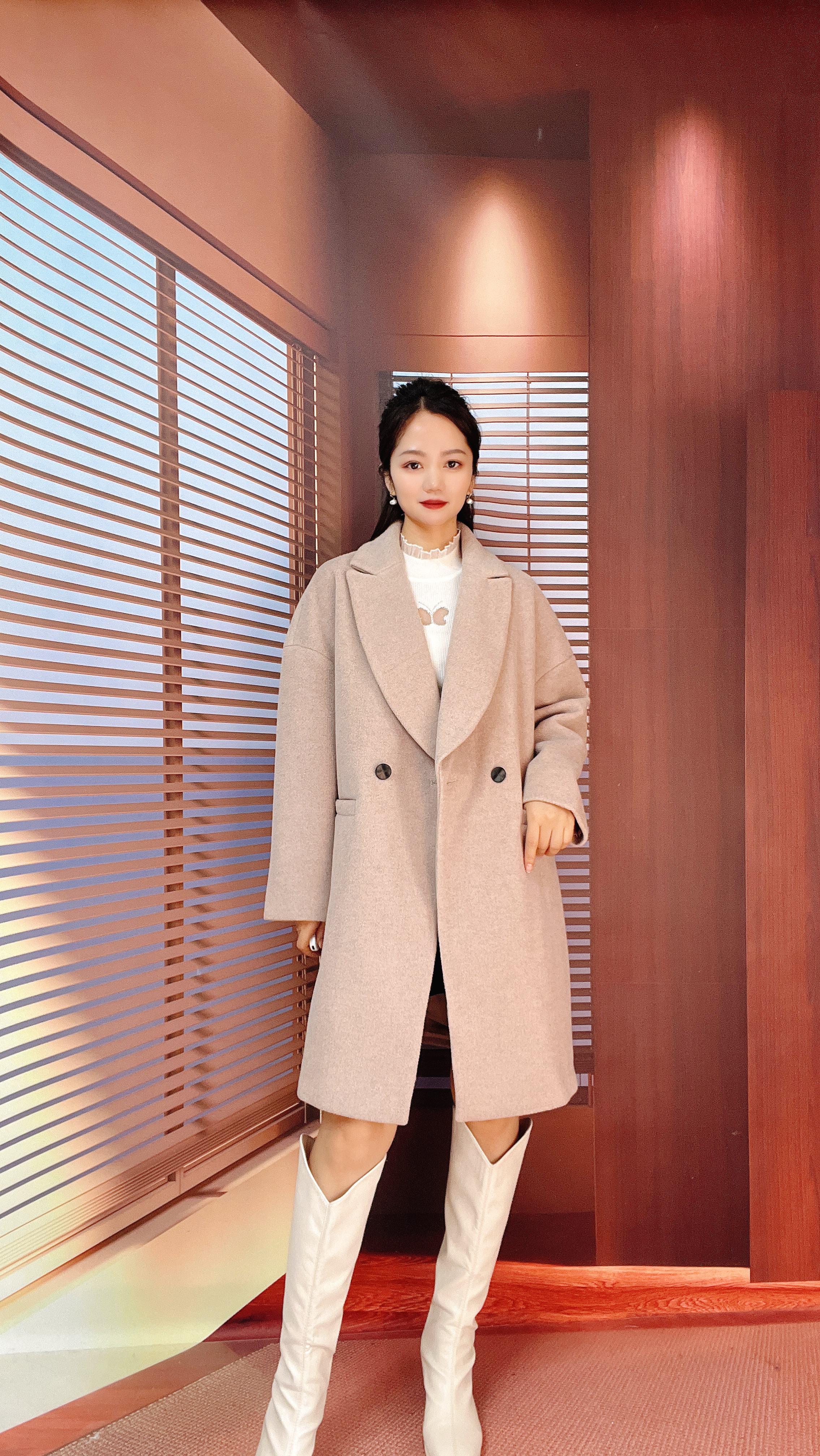 断码清仓 FW 系列 冬款时尚通勤百搭宽松版大衣外套S002