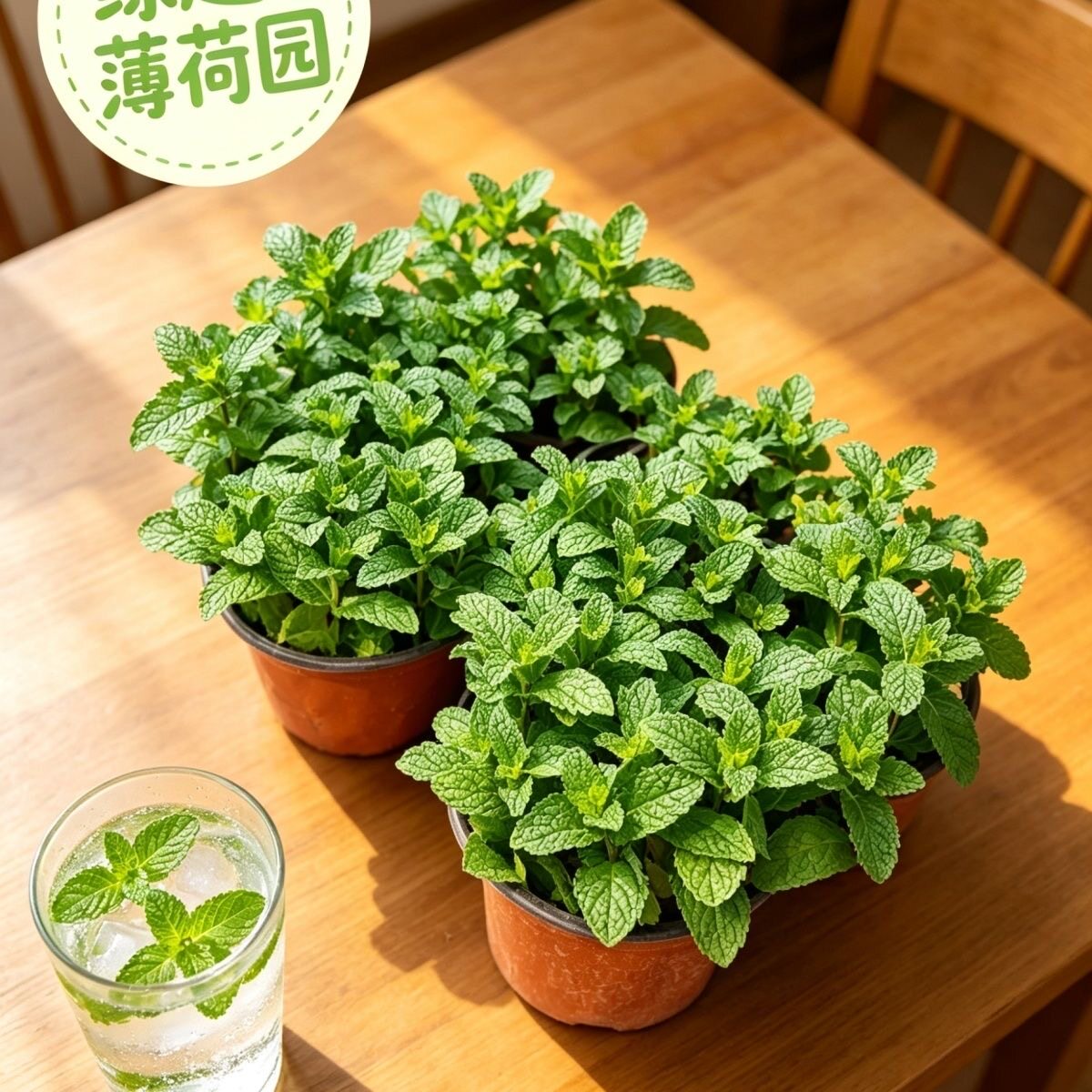 可食用新鲜薄荷薄荷叶盆栽绿植留兰香四季驱蚊室内阳台清香植物