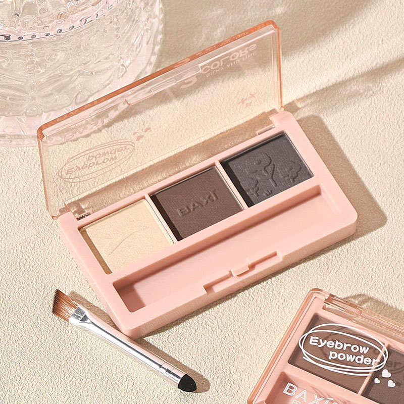 三色立体修容眉粉盘持久不脱妆