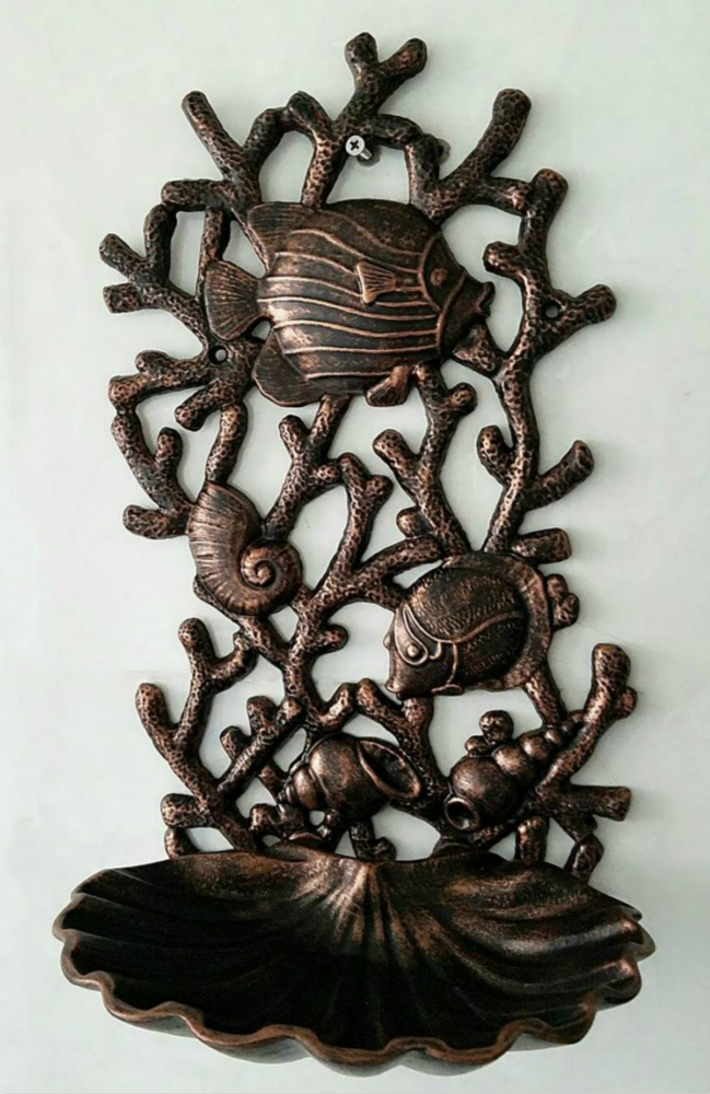 热带鱼贝壳铝合金挂件装饰品