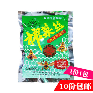 【10包包邮】美味早餐酱菜海宁特产蜜蜂榨菜丝108g去皮榨菜片素菜