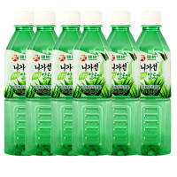 Jianqiao Aloe Vera Beverage, Fruit Granule Juice, Korean-style aloe vera juice, fruit-flavored fruit pulp plant drink, 15 bottles in a whole case thumbnail 3