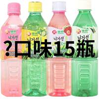 Jianqiao Aloe Vera Beverage, Fruit Granule Juice, Korean-style aloe vera juice, fruit-flavored fruit pulp plant drink, 15 bottles in a whole case thumbnail 8