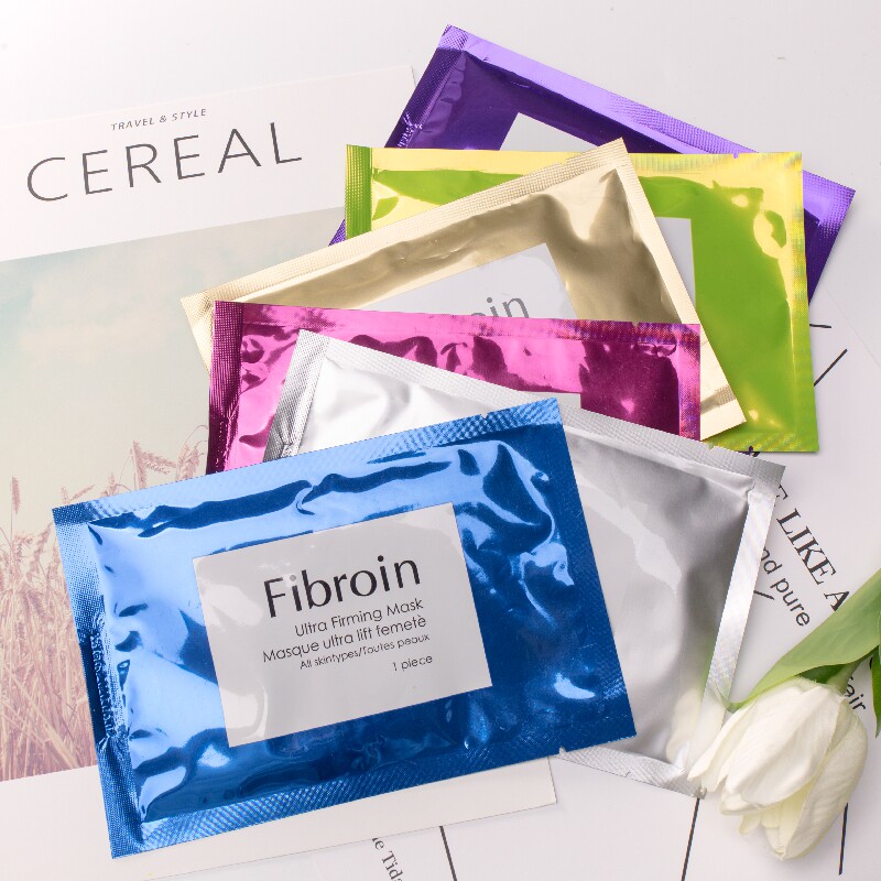 【10片包邮】泰国fibroin童颜面膜蚕丝面膜泰国三层补水提亮超薄