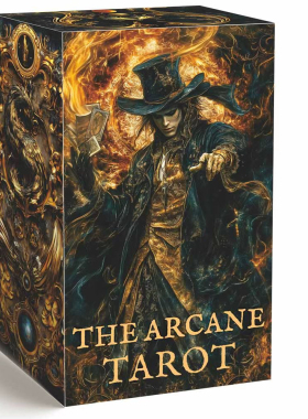 天地盖奥术魔术师塔牌The Arcane Tarot 12×7cm英文桌游卡牌游戏